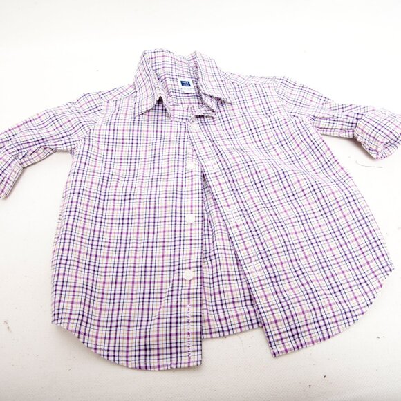 Boys Plaid Shirt Lot – Janie & Jack 12–18M + Sovereign Code 18M – Set of 2 - Picture 3 of 5